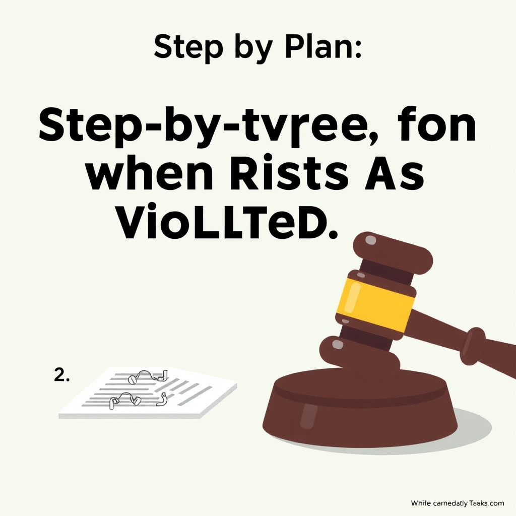 Схема пошаговых действий потребителя при нарушении прав: претензия, сбор документов, обращение в суд